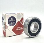 بلبرینگ 6305-2RS IRON | شیار عمیق دوطرف لاستیکی با قفسه فلزی، مخصوص چرخ و موتور خودرو