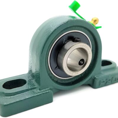 یاتاقان بلبرینگی UCP204 سبز (GREEN) | پایه‌دار با قفل پیچ 20×47×28 برای کاربرد صنعتی و کشاورزی